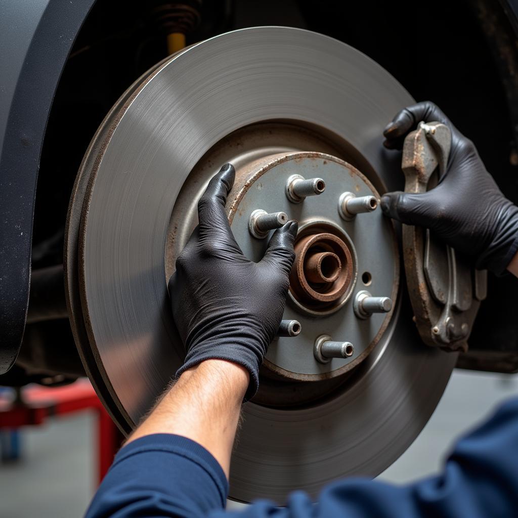 Brake Inspection at 1 Lakh KM