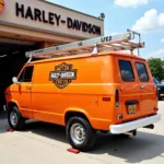 Classic 1969 Harley Davidson Service Van