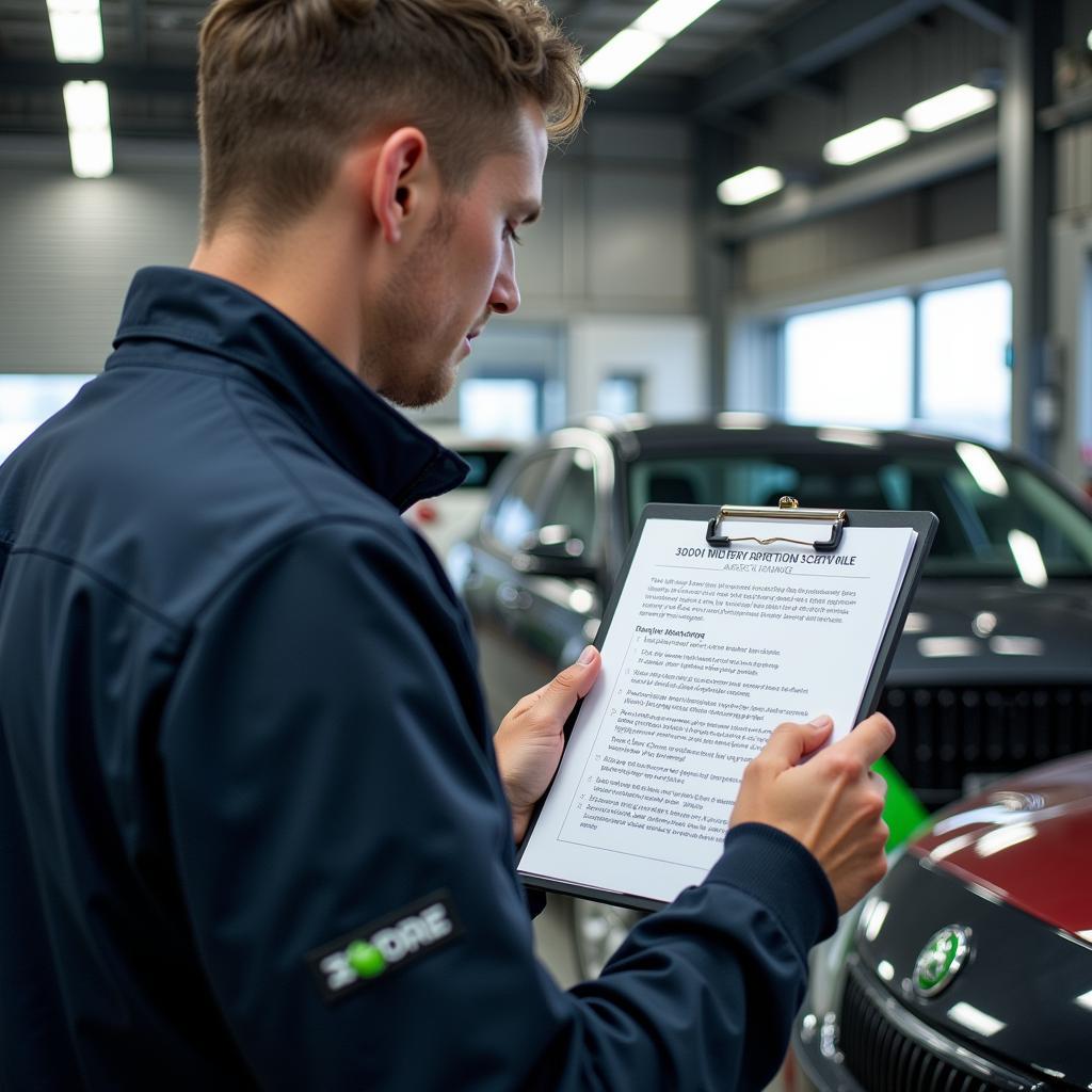 Skoda Service Checklist