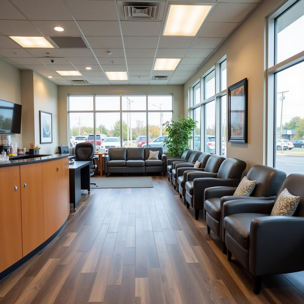  The Comfortable and Modern Waiting Area at the Floral Park Location 