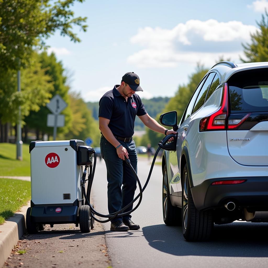 AAA Mobile Charging for EV