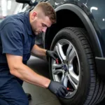 Car Mechanic Performing Additional Services