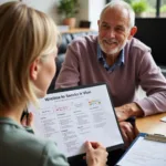 Meeting to discuss an aged care service delivery plan