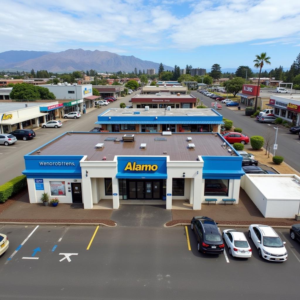 Alamo Car Rental Off-Airport Location in Maui