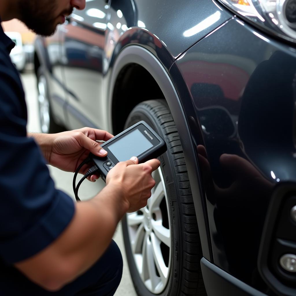 Alkimos Mobile Mechanic Using Diagnostic Tools