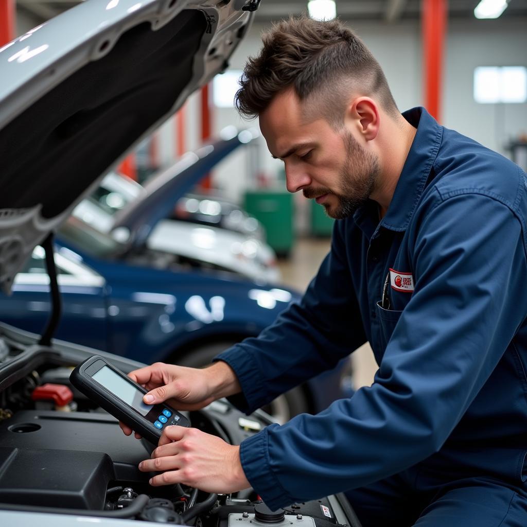 Experienced Mechanic at Allens Car Servicing Plymouth