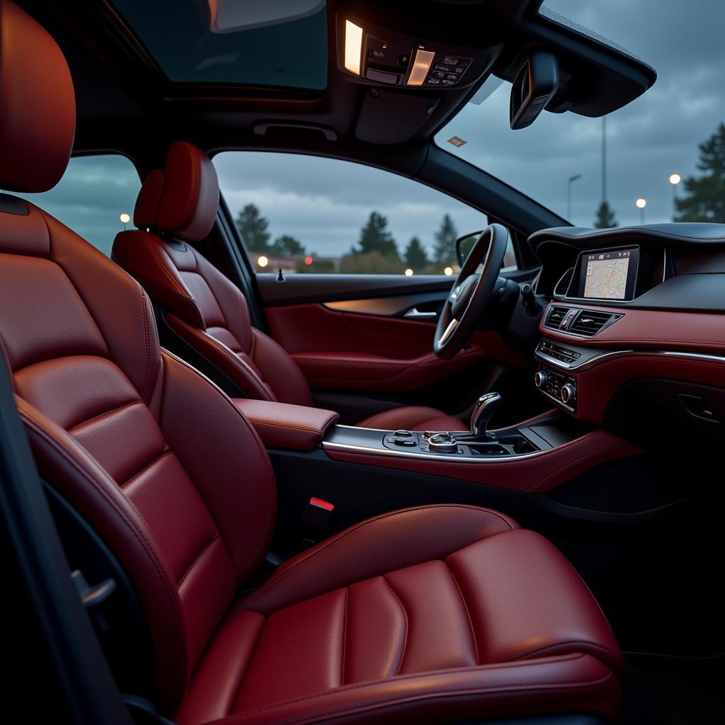 Luxurious Interior of an Alto Car