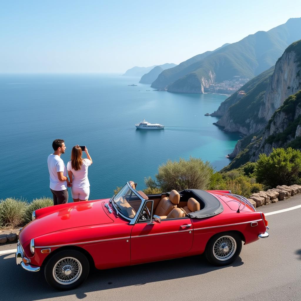  Enjoying the scenic Amalfi Coast drive