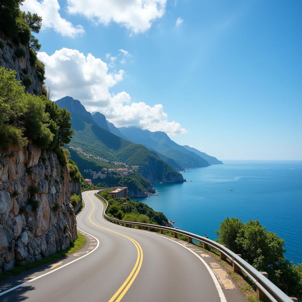 Scenic Amalfi Coast Driving Route from Naples to Sorrento