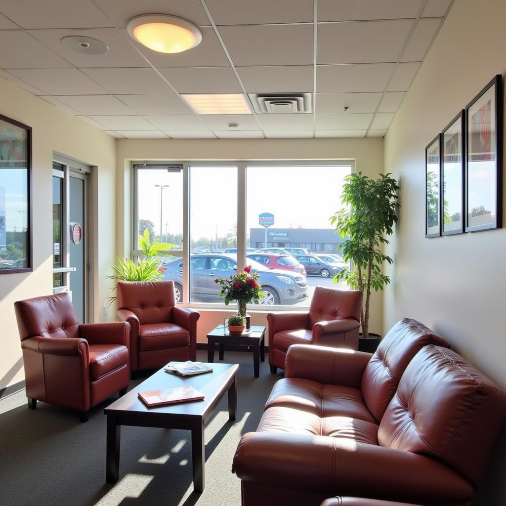 Comfortable Customer Waiting Area at AMF Car Services