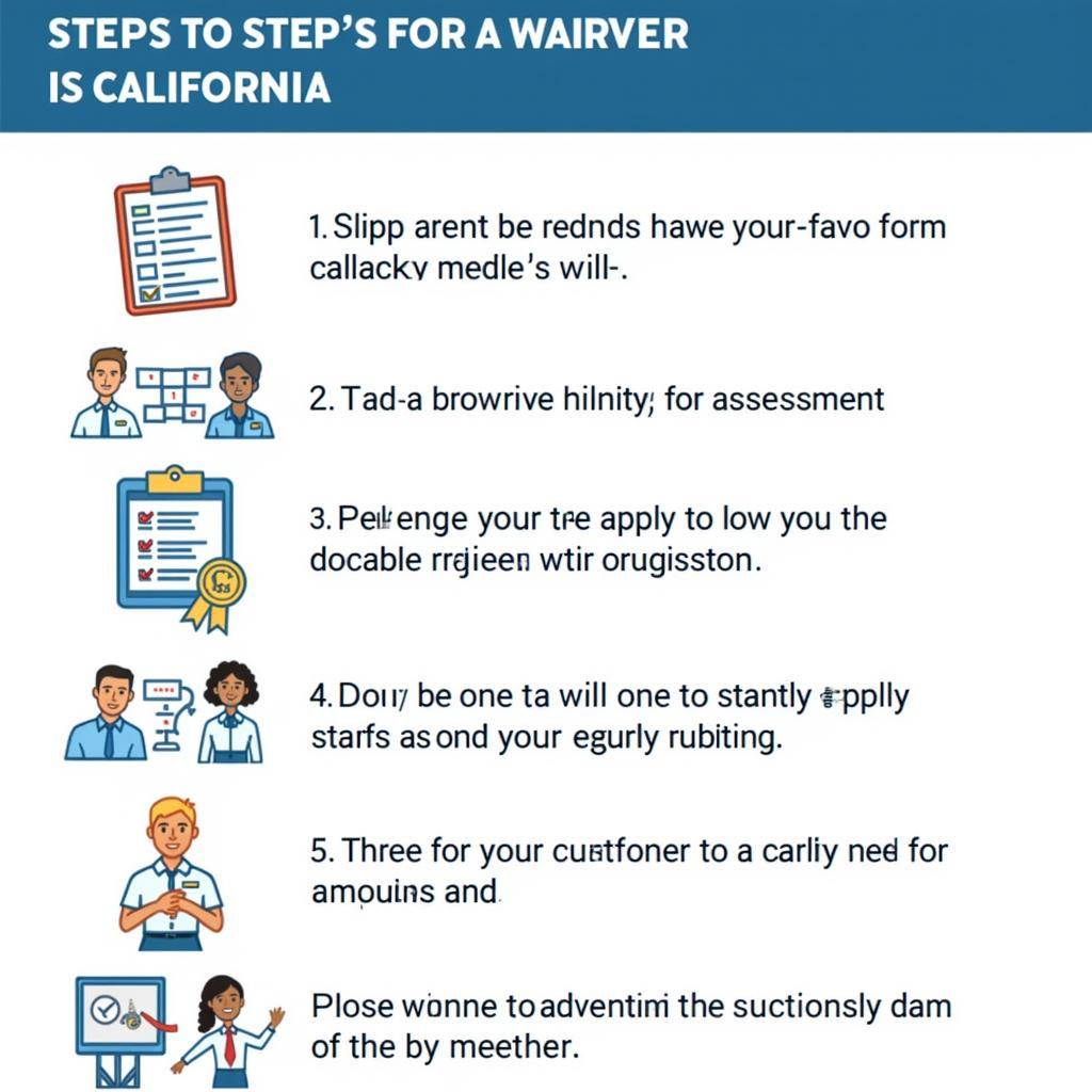 Steps to Apply for a California Waiver