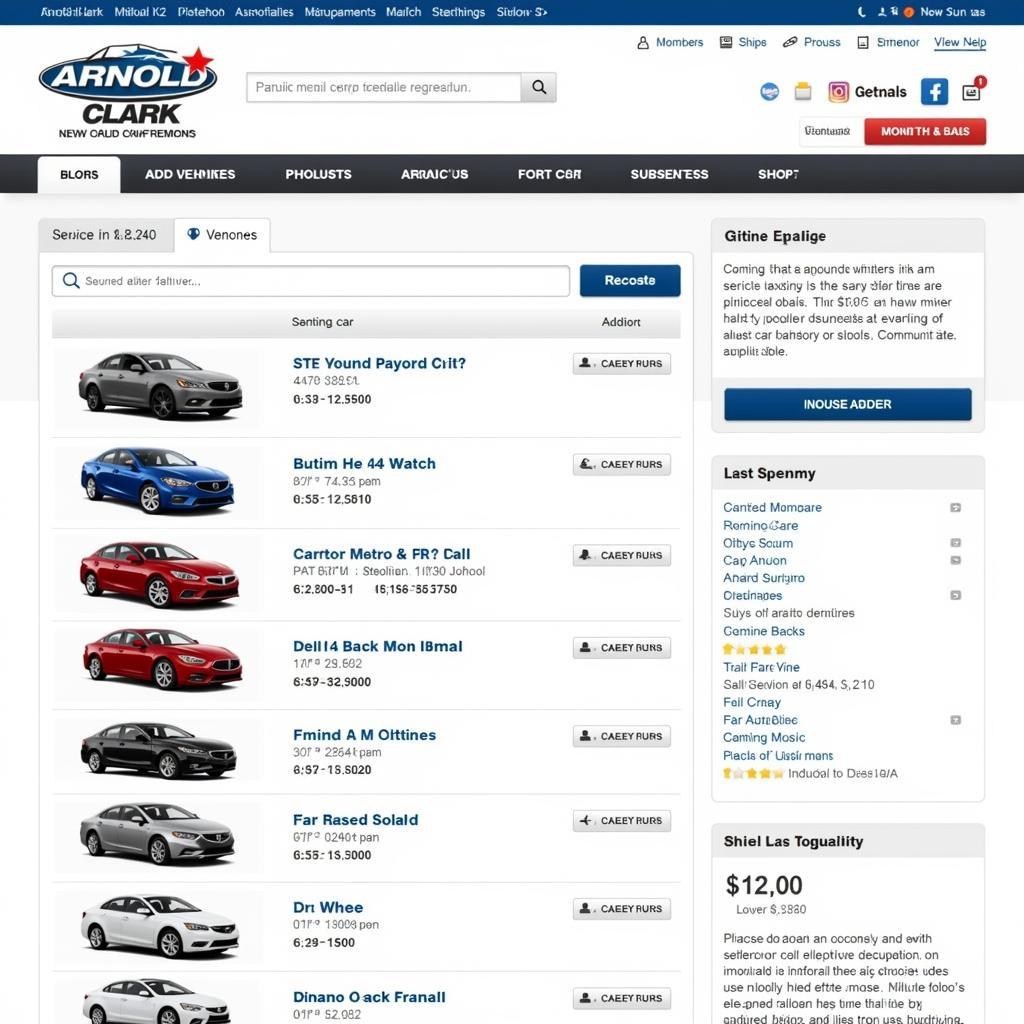 Arnold Clark Online Inventory