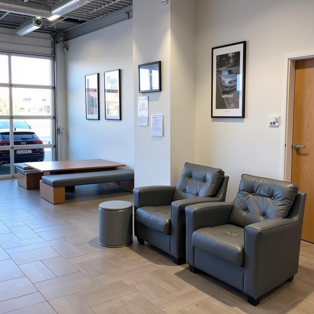 Comfortable Waiting Area at Audi Service Nottingham