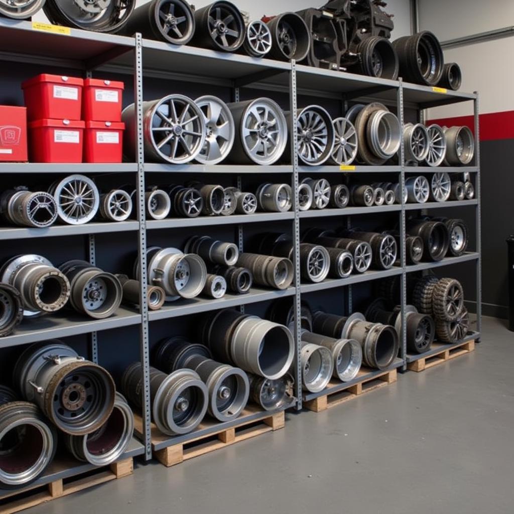 Genuine Audi parts in a Bishops Stortford service center