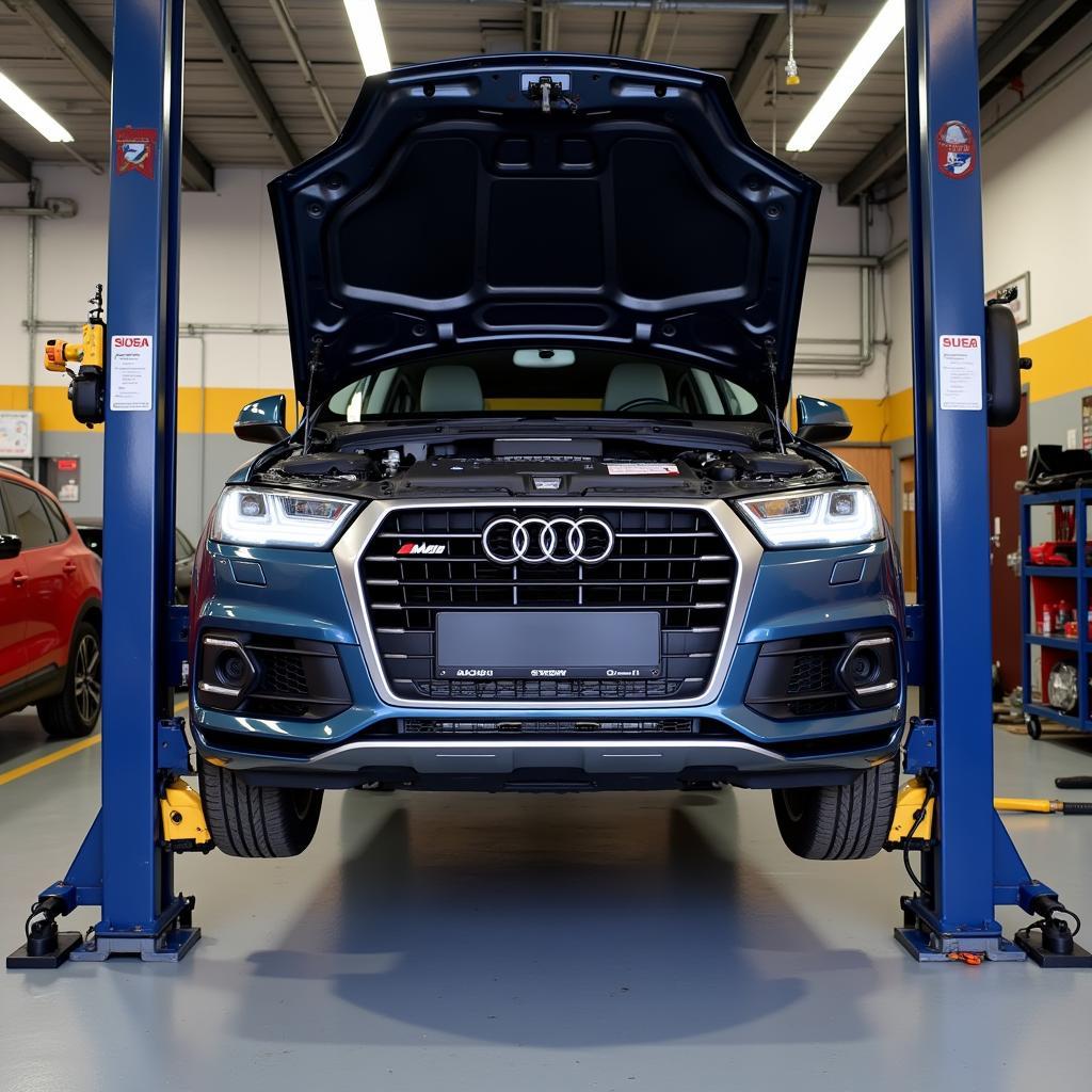 Audi Q7 Undercarriage Inspection