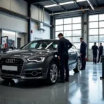 Audi service center in Bishops Stortford