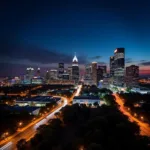 Austin Skyline at Night