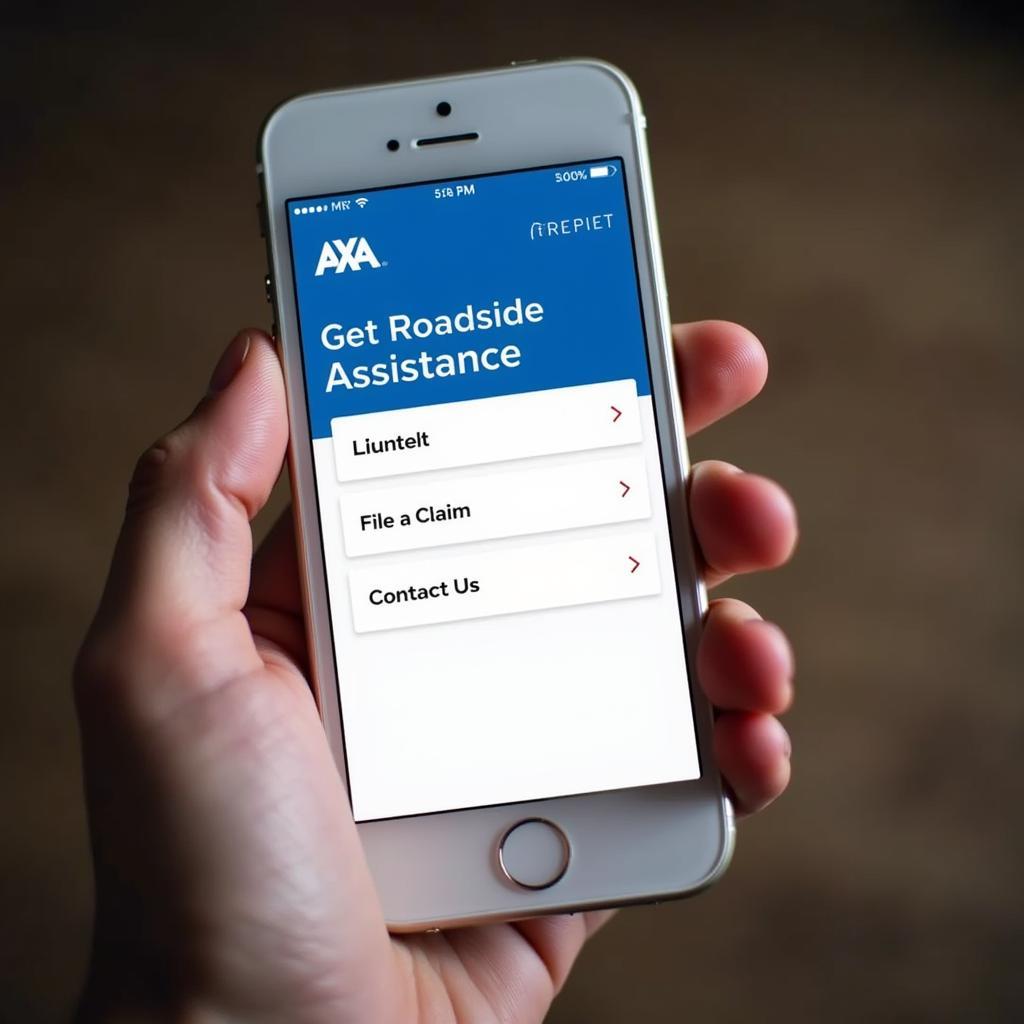 Using the AXA Mobile App