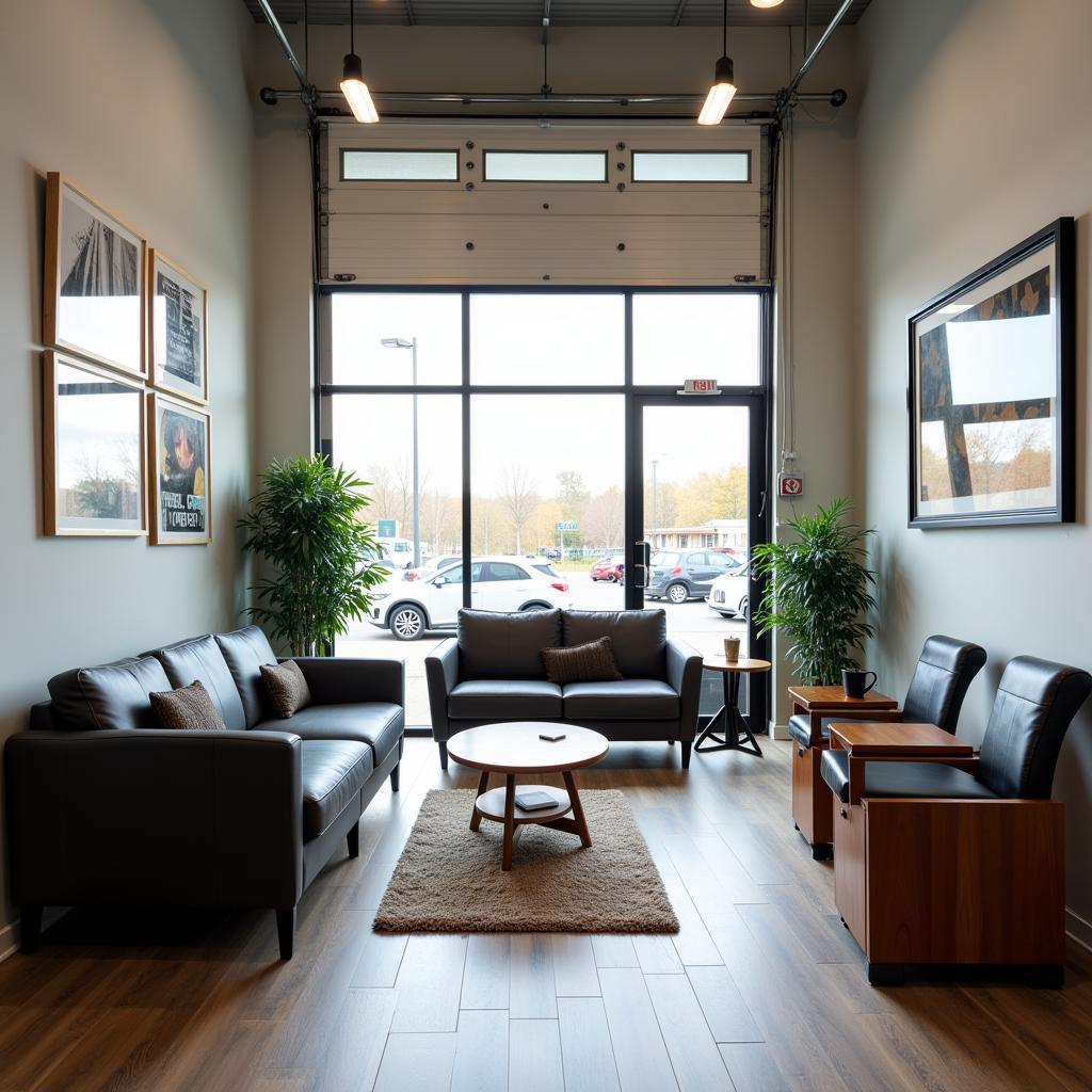 Comfortable Customer Waiting Area in Balham Car Service Center