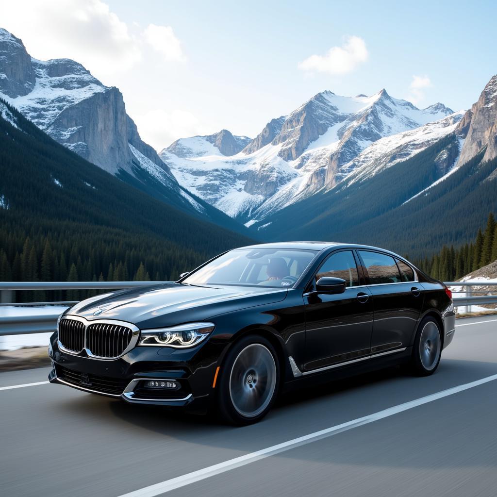 Luxury car service Banff to Calgary Airport