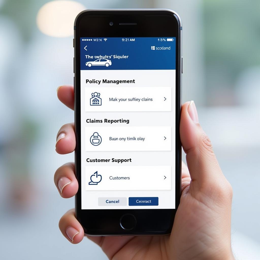 Bank of Scotland Car Insurance Mobile App