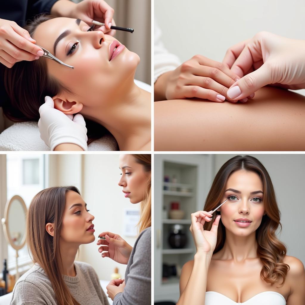 Beauty Care Services Collage