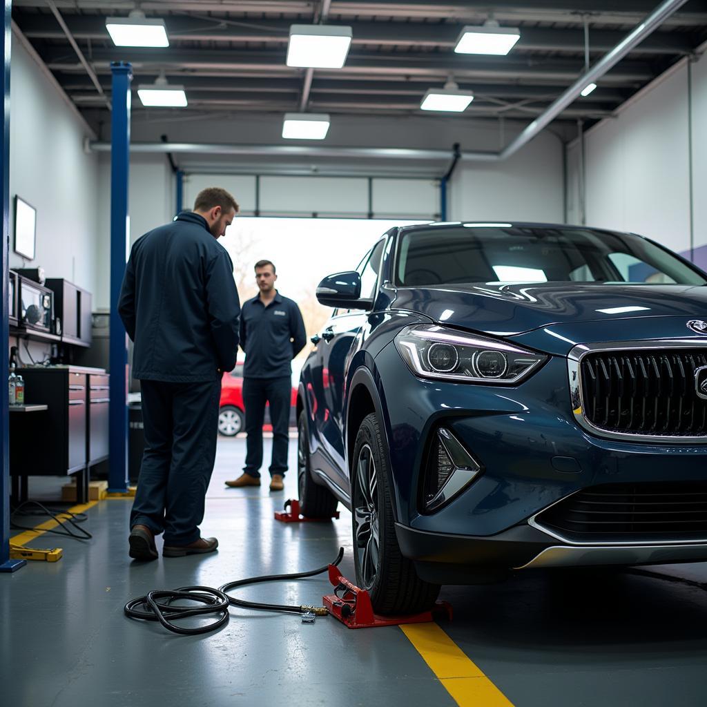 Routine Maintenance Check at Bedford Car Service