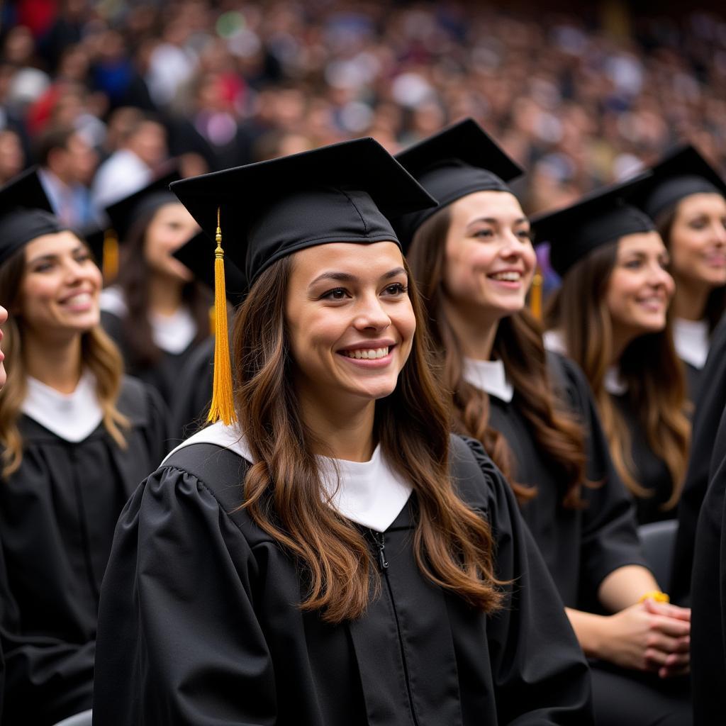 Berkeley College graduates celebrating their achievement