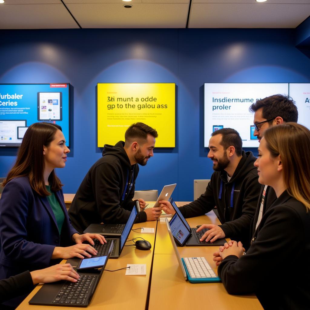 Best Buy Customer Service Counter