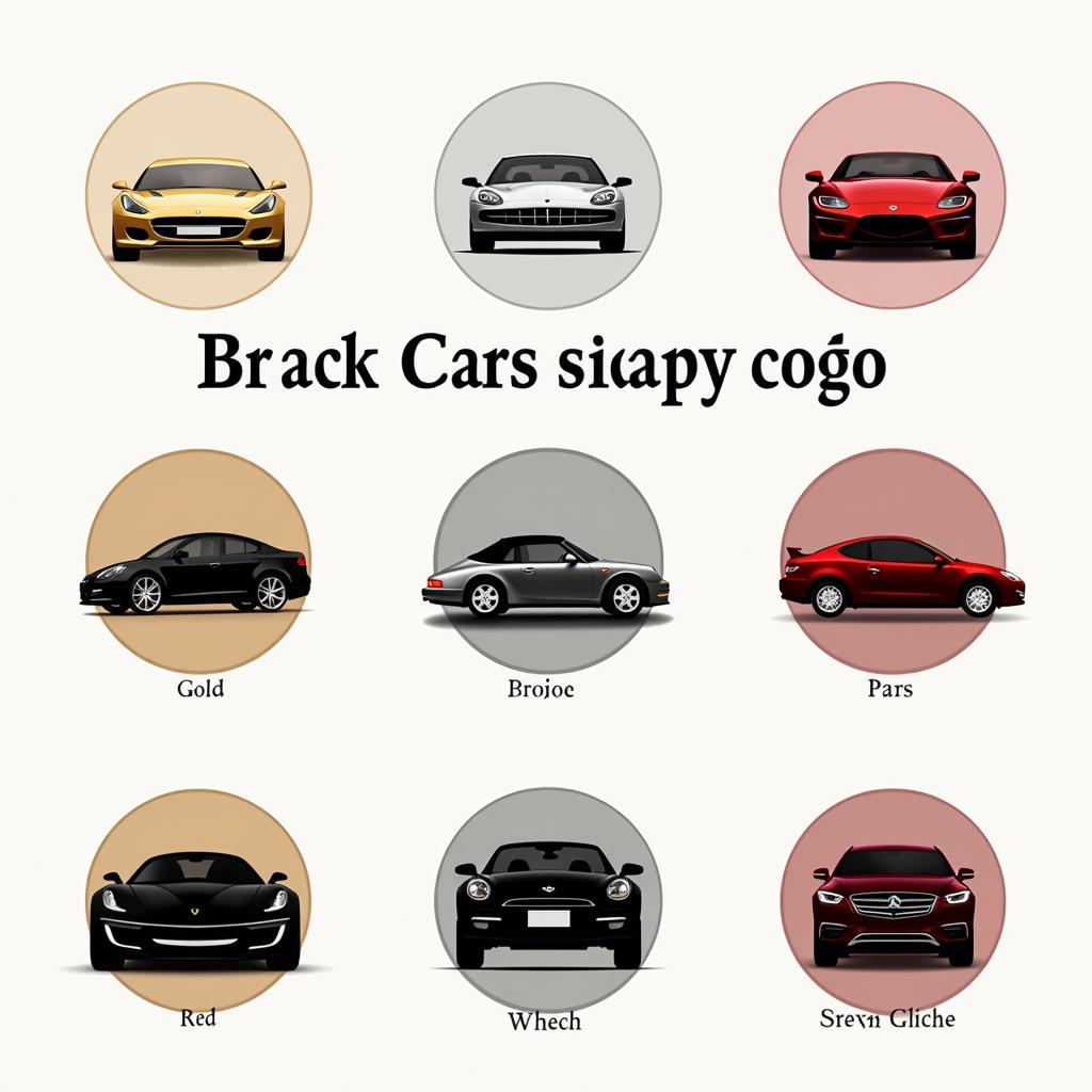 Color Palettes for Black Car Service Logos