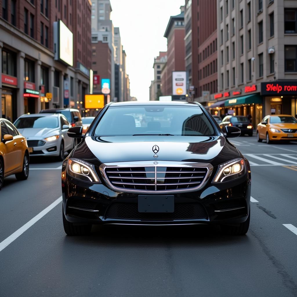 Black Car Service NYC Street