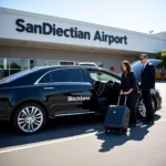 Blacklane car at San Diego Airport