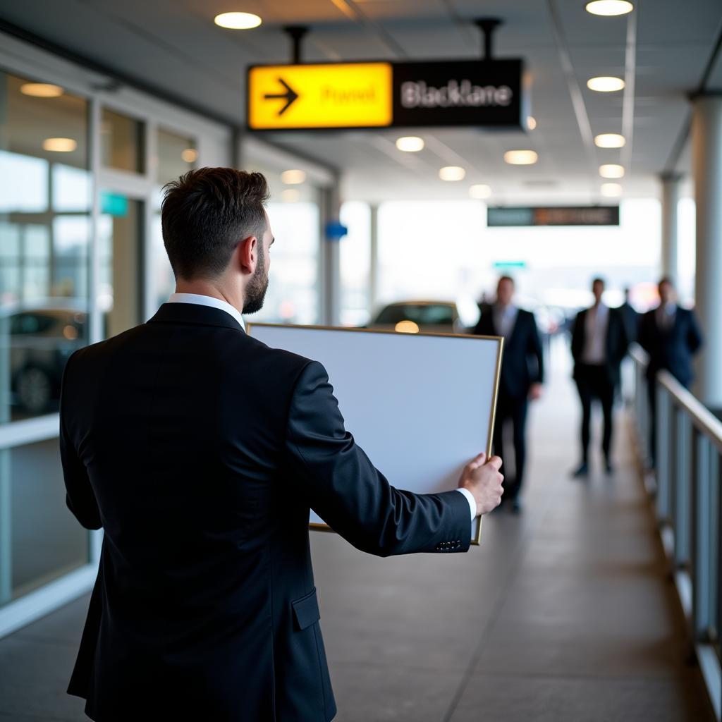 Blacklane chauffeur service at the airport