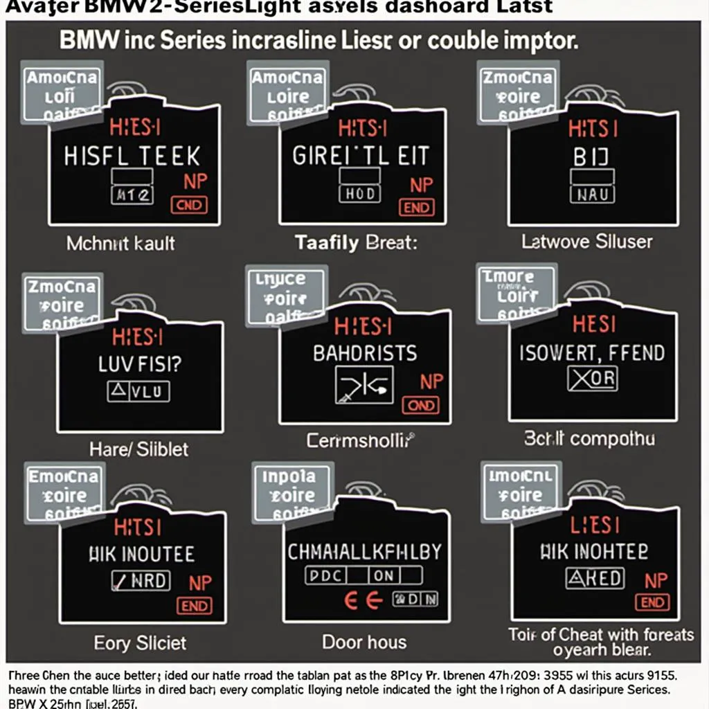 BMW 2 Series Dashboard Service Lights Explained