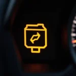 BMW Exhaust Service Icon on Dashboard