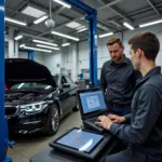 BMW Service Bay in Birmingham