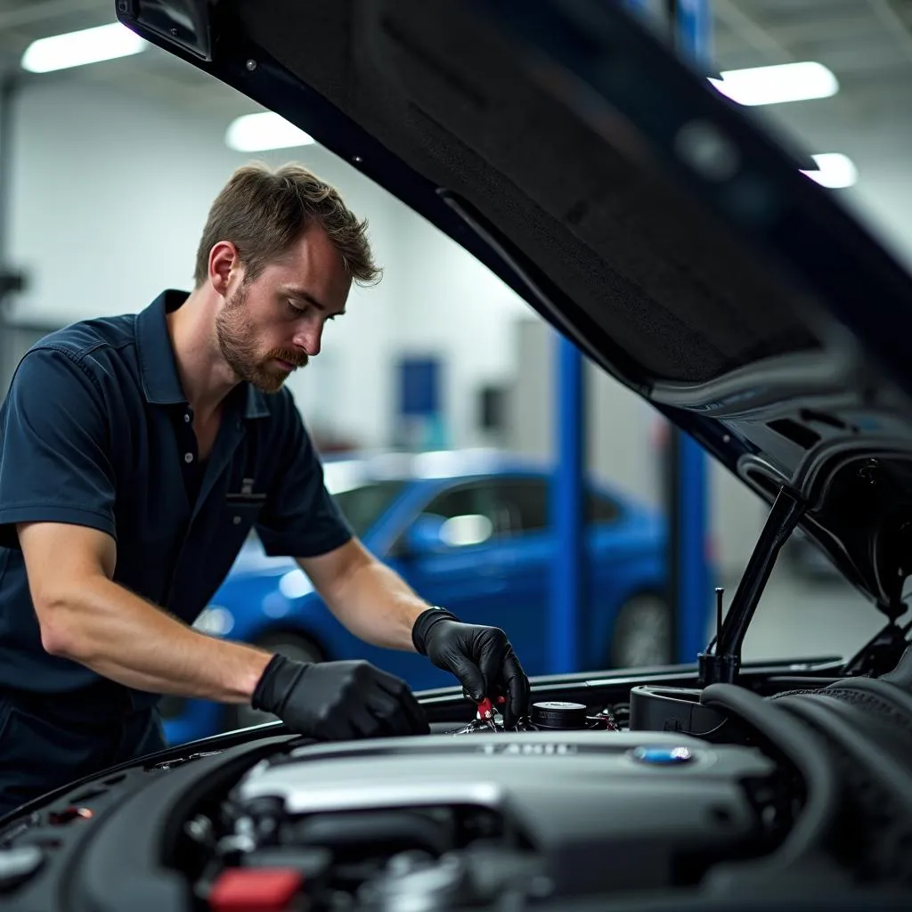 BMW Car Service Inspection