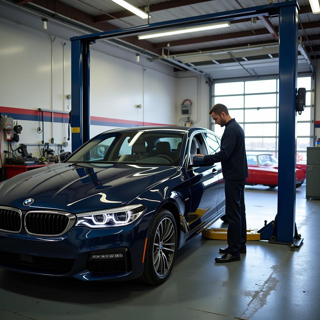 BMW Undergoing Service