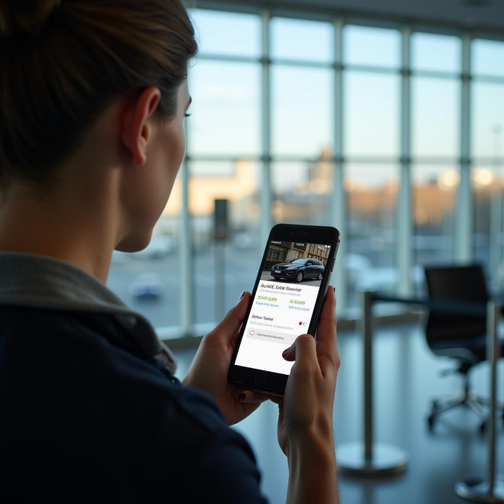 Booking a car service at Berlin Airport