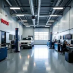 Modern Bosch Car Service Center in Romania