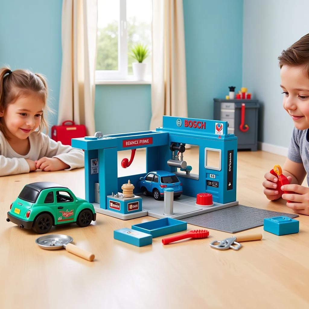 Bosch Car Service Centre Toy Set