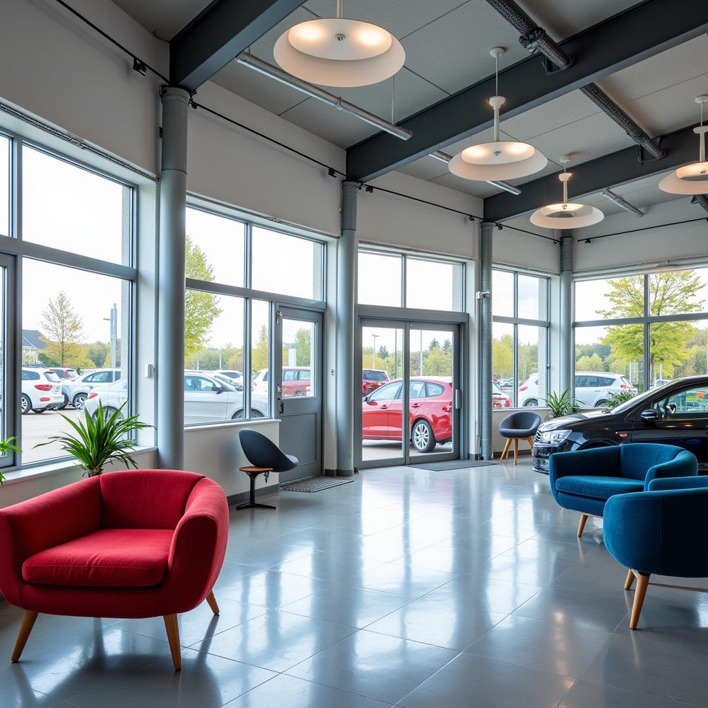 Comfortable Waiting Area at Bosch Car Service Hirtshals