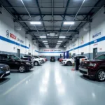 Modern Bosch Car Service Garage in Rotherham