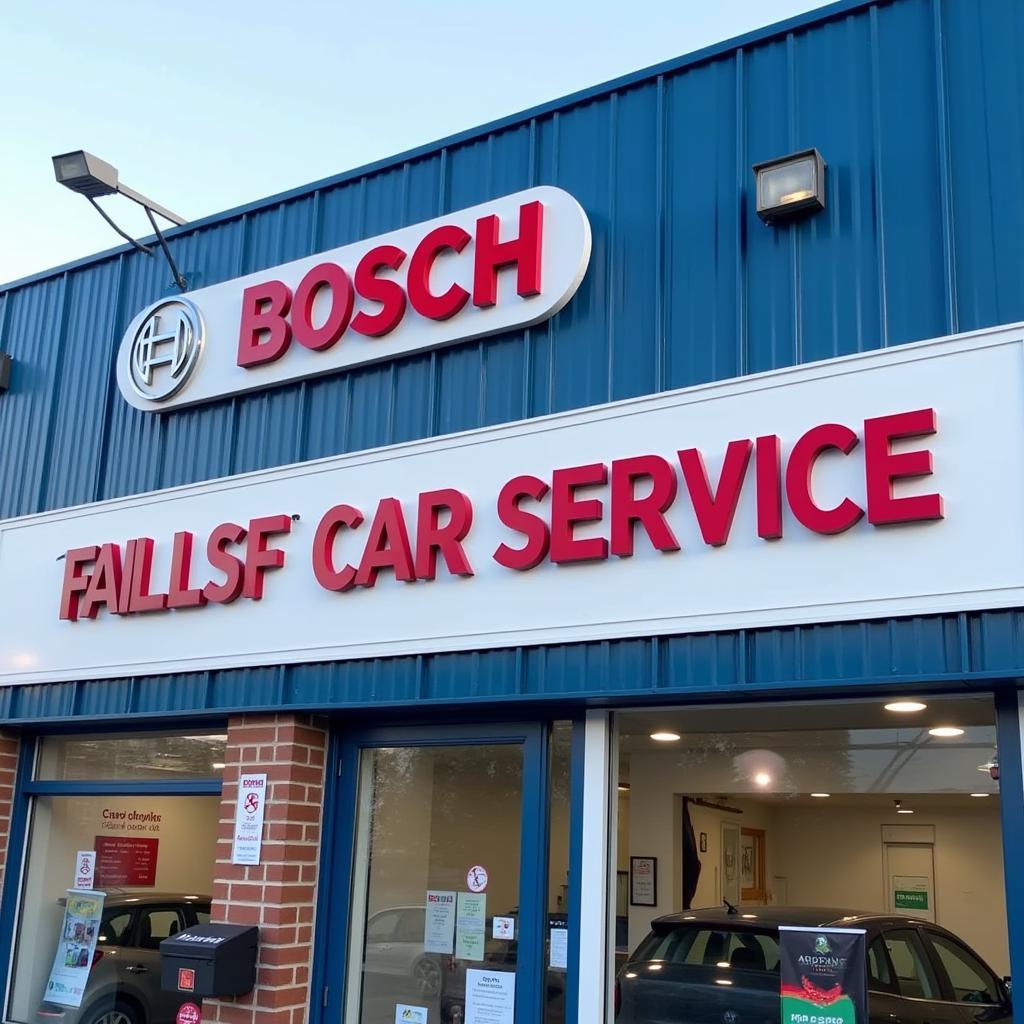 Bosch Car Service Signage