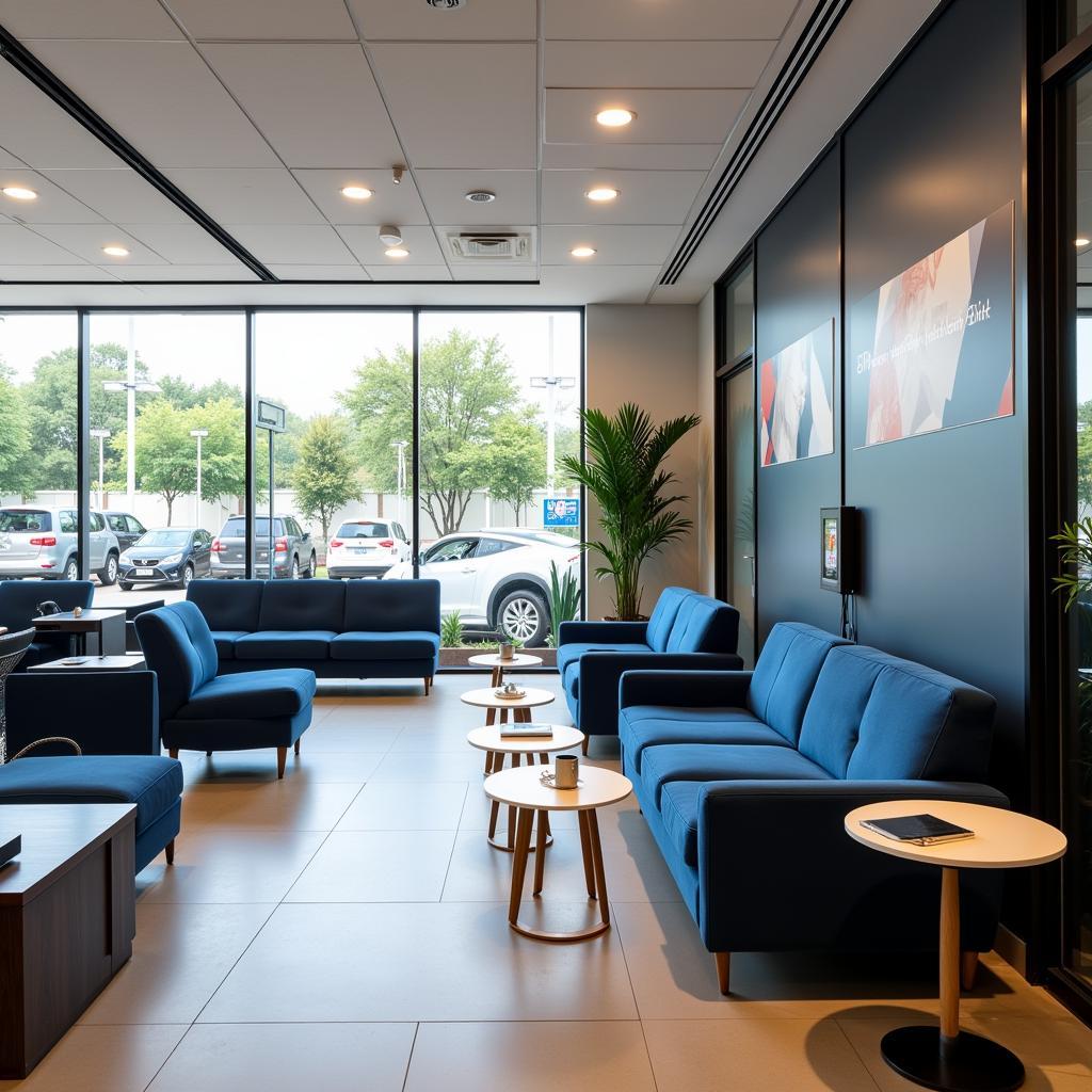 Comfortable Waiting Area at Bosch Car Service in Bangalore