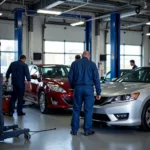 Modern and well-equipped car service centre in Bracknell