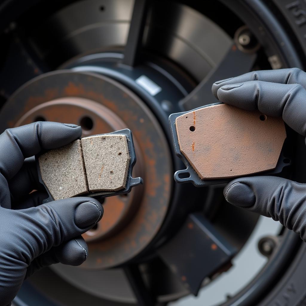 Car brake pad replacement