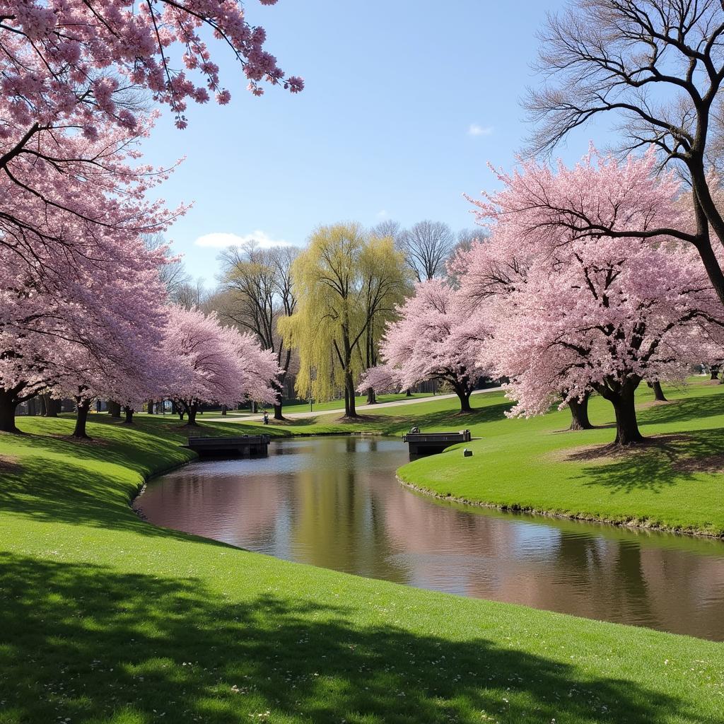 Branch Brook Park Cherry Blossoms