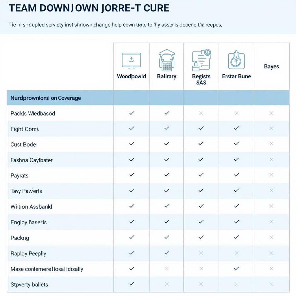 Breakdown Cover Comparison Table