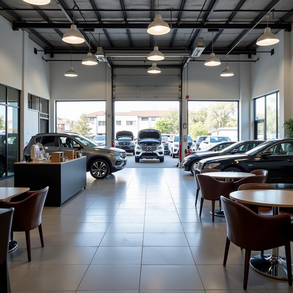 Brisbane Car Service Center Interior